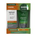 KIT EPISOL FACIAL PROTETOR SOLAR SEC OC FPS60 60ML + GEL DE LIMPEZA GLYCARE CONTROL 60G