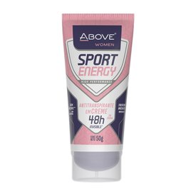 DESODORANTE EM CREME ABOVE SPORT ENERGY WOMEN 50G