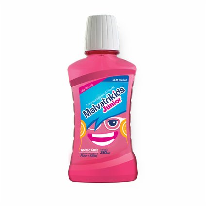 ENXAGUATÓRIO BUCAL MALVATRIKIDS JÚNIOR 250ML