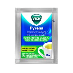 Chá Para Gripe Vick Pyrena Sabor Camomila 5g