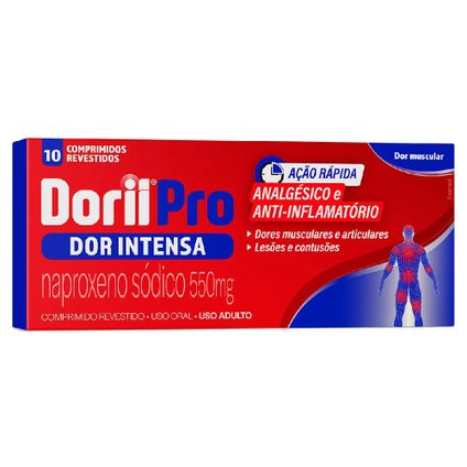 DORII PRO 550MG 10 COMPRIMIDOS