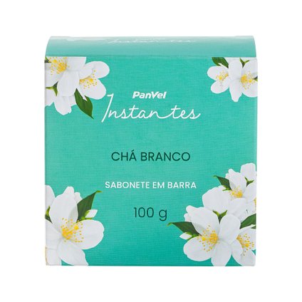 Sabonete em Barra Panvel Instantes Chá Branco 100g