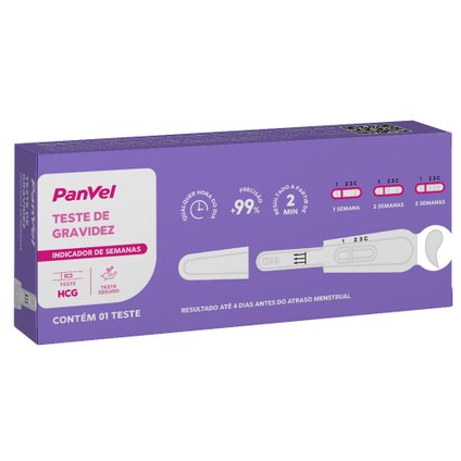 TESTE DE GRAVIDEZ PANVEL INDICADOR DE SEMANAS