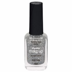 Esmalte Glitter Panvel Make Up Prata 8ml