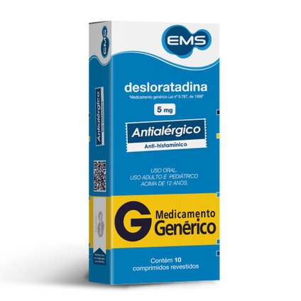 DESLORATADINA 5MG 10 COMPRIMIDOS EMS