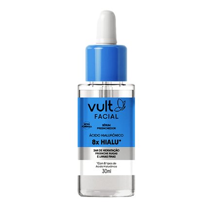 SÉRUM PREENCHEDOR FACIAL VULT ÁCIDO HIALURÔNICO 30ML