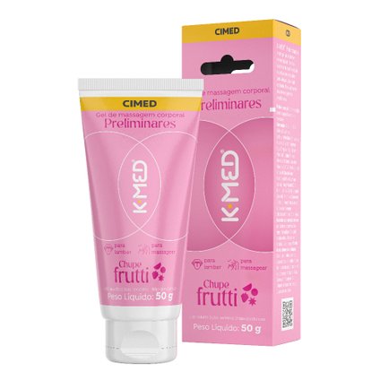 GEL DE MASSAGEM CORPORAL K-MED CHUPE FRUTTI 50G 