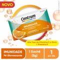 CENTRUM PÓ EFERVESCENTE IMUNIDADE SABOR LARANJA COM VITAMINAS C, D E ZINCO SACHÊ 5G