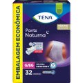 ROUPA ÍNTIMA TENA PANTS NOTURNA EMBALAGEM ECONÔMICA G/EG 32 UNIDADES
