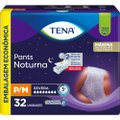 ROUPA ÍNTIMA TENA PANTS NOTURNA EMBALAGEM ECONÔMICA P/M 32 UNIDADES