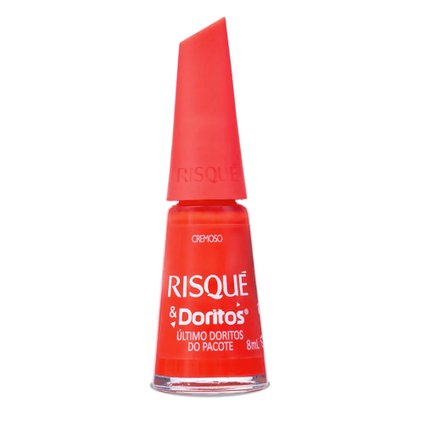 ESMALTE RISQUÉ & DORITOS CREMOSO ÚLTIMO DORITOS DO PACOTE 8ML