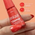 ESMALTE RISQUÉ DORITOS CREMOSO ÚLTIMO DORITOS DO PACOTE 8ML