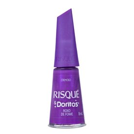 ESMALTE RISQUÉ DORITOS CREMOSO ROXO DE FOME 8ML