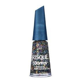 ESMALTE RISQUÉ DORITOS GLITTER OUSADIA NA PONTA DOS DEDOS 8ML