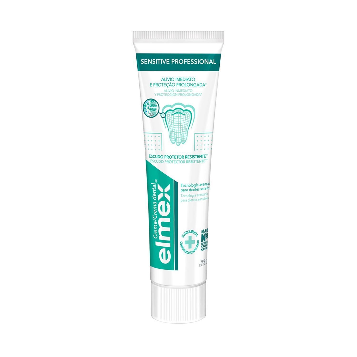 Kit Creme Dental Sensibilidade Elmex Sensitive Professional Duo-pack 2 Unidades 110g