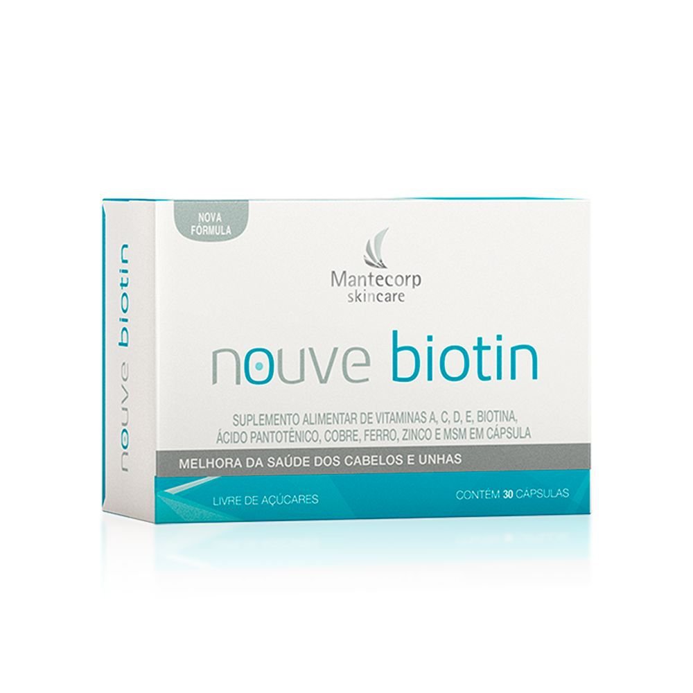 Suplemento Alimentar Nouve Biotin 30 Cápsulas