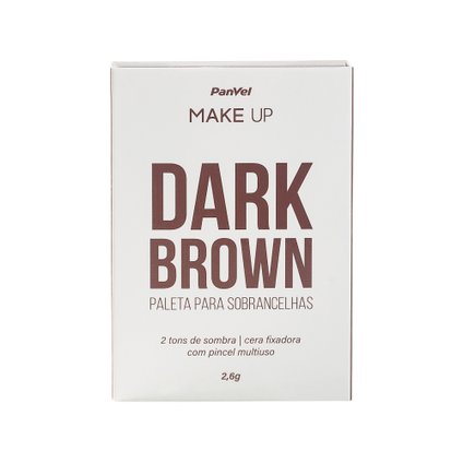 PALETA PARA SOBRANCELHAS DARK BROWN PANVEL MAKEUP 2,6G