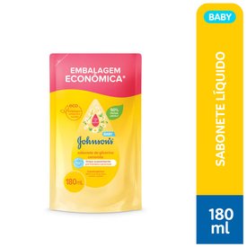 SABONETE LÍQUIDO DE GLICERINA JOHNSON'S BABY CAMOMILA 180ML - REFIL