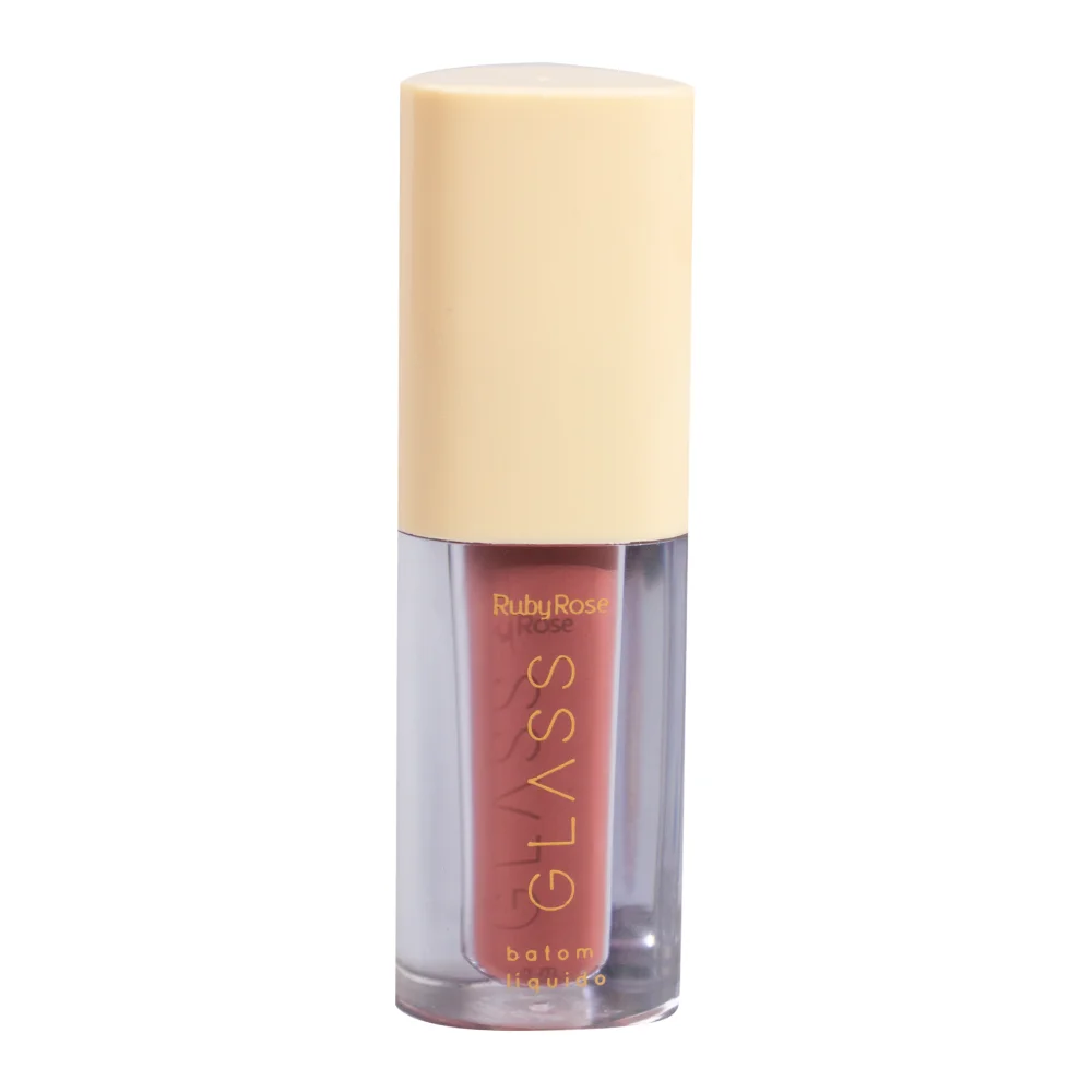 Batom Líquido Ruby Rose Velvety Glass Bg03 3,5ml