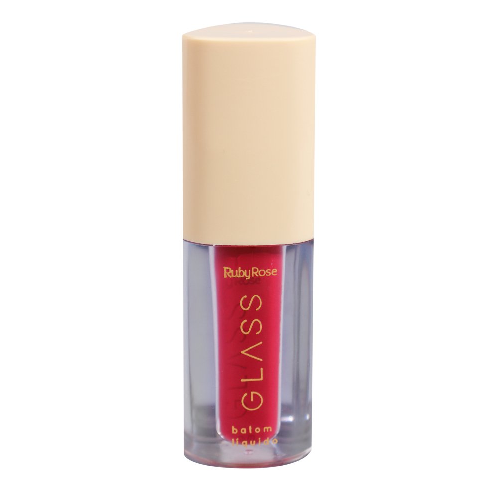 Batom Líquido Ruby Rose Velvety Glass Bg04 3,5ml