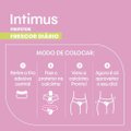 PROTETOR DIÁRIO INTIMUS FRESCOR DIÁRIO COM PERFUME LEVE MAIS POR MENOS 80 UNIDADES