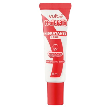 HIDRATANTE LABIAL VULT FRUITTELLA MORANGO COM CREME 8ML