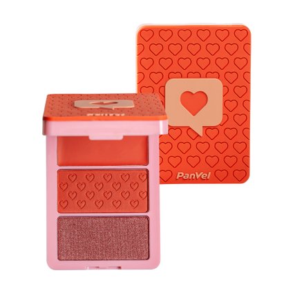 PALETA TRIO DE BLUSH PANVEL COSMIC MAKE UP BESTIE 9G