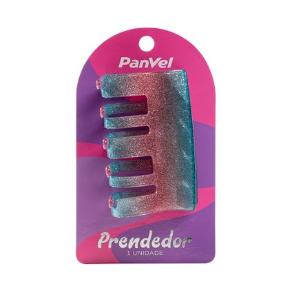 PIRANHA MÉDIA DE ACRÍLICO COM GLITTER MULTICORIDA PANVEL COSMIC MAKE UP
