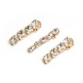 CONJUNTO DE PRENDEDORES DE CABELO COM STRASS CRISTAL PANVEL COSMIC MAKE UP 3 UNIDADES