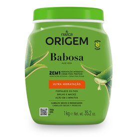 CREME DE TRATAMENTO CAPILAR ORIGEM 2 EM 1 BABOSA 1KG