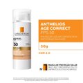 PROTETOR SOLAR FACIAL LA ROCHE-POSAY ANTHELIOS AGE CORRECT 2.0 FPS50 50G
