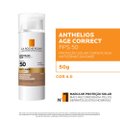PROTETOR SOLAR FACIAL LA ROCHE-POSAY ANTHELIOS AGE CORRECT 4.0 FPS50 50G