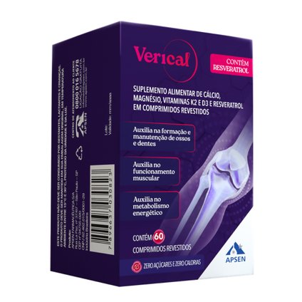 SUPLEMENTO ALIMENTAR VERICAL 60 CÁPSULAS