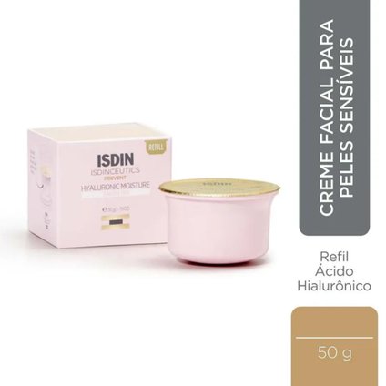 CREME ISDINCEUTICS HYALURONIC MOISTURE SENSITIVE SKIN REFIL 50G