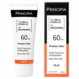 PROTETOR SOLAR FACIAL PRINCIPIA PS-01 FPS 60 40ML