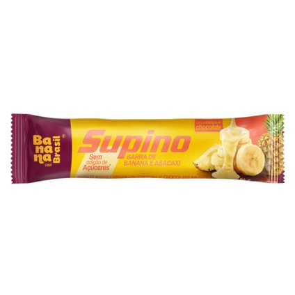 BARRA DE FRUTAS SUPINO BANANA E ABACAXI ZERO 24G