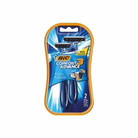 APARELHO BARBEAR BIC COMFORT 3 PELE NORMAL COM 2 UNIDADES