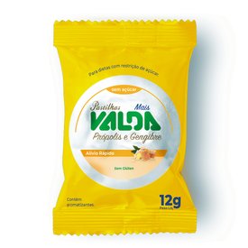 PASTILHAS VALDA PRÓPOLIS E GENGIBRE 12G