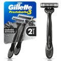 APARELHO BARBEAR GILLETTE PRESTOBARBA 3 CARBONO 2 UNIDADES