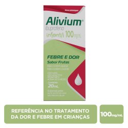 Alivium Ibuprofeno 100mg/ml Solução Gotas 20ml