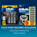 CARGA PARA APARELHO DE BARBEAR GILLETTE MACH3 CARBONO 8 UNIDADES
