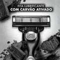 LÂMINA PARA APARELHO DE BARBEAR GILLETTE MACH3 CARBONO 8 UNIDADES LEVE MAIS PAGUE MENOS