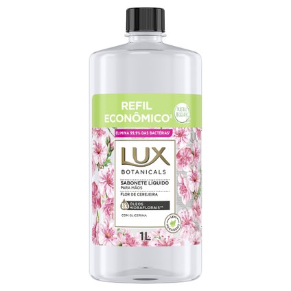 SABONETE LÍQUIDO LUX BOTANICALS FLOR DE CEREJEIRA 1L - REFIL