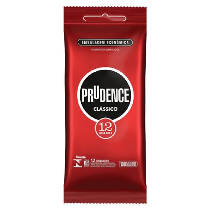 PRESERVATIVO PRUDENCE LUBRIFICADO 12 UNIDADES