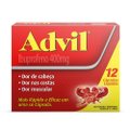 ADVIL 400MG IBUPROFENO ALÍVIO RÁPIDO DA DOR DE CABEÇA CAIXA 12 CÁPSULAS