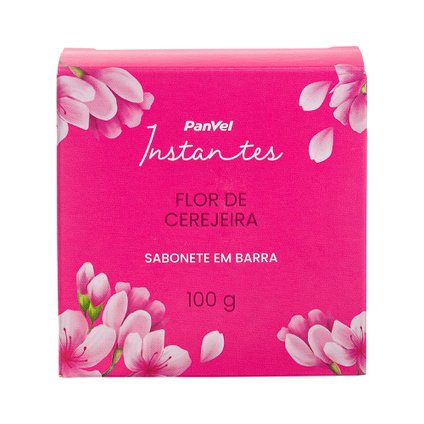 SABONETE EM BARRA PANVEL INSTANTE FLOR DE CEREJEIRA 100G