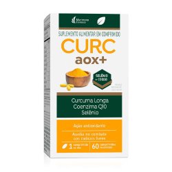 Suplemento Alimentar Curc Aox+ Curcuma Longa 60 Comprimidos