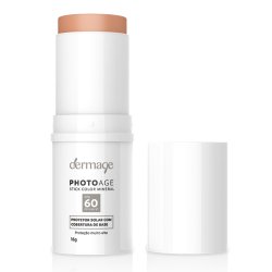 Protetor Solar Facial Dermage Photoage Stick Color Mineral Fps60 Nude 16g