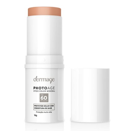 PROTETOR SOLAR FACIAL DERMAGE PHOTOAGE STICK COLOR MINERAL FPS60 NUDE 16G