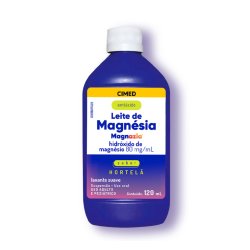 Leite De Magnésia Magnazia Cimed Hortelã 120ml